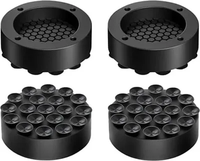 Produktbild von 4 Stück Vibrationsdämpfer, Schwingungsdämpfer Waschmaschine Universal, antirutschmatte waschmaschine,Antivibrationsmatte Waschmaschine Füße, Rutschfeste Silikonpad für Wäschetrockner,Waschmaschine