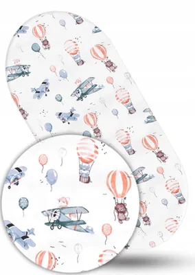 Produktbild von Spannbettlaken für Kinderwagen Spannbetttuch 38x80 Traumflug