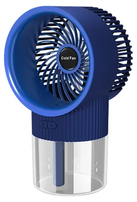 Produktbild von Tragbarer Sprühventilator, persönlicher Handventilator mit großem Wassertank, wiederaufladbarer Akku
