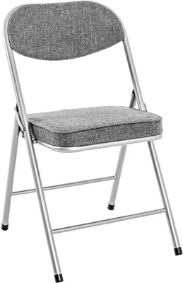 Produktbild von Klappstuhl - Grau - Stahlgestell - Webstoff - klappbar