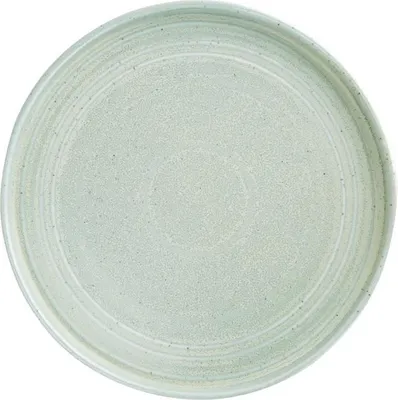Image de Assiette ronde plate Olympia Cavolo vert pastel 27 cm