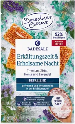 Produktbild von Badesalz bei Erkältung und erholsamem Schlaf, Dresdner Essenz