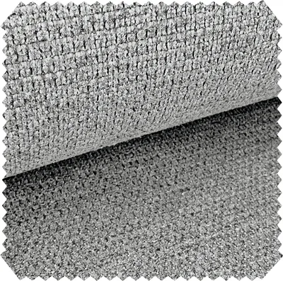 Produktbild von novely® ARALL - Weicher Polsterstoff mit Wabenstruktur - Wasserabweisender Möbelstoff mit ULTRA CLEAN - Pflegeleichte Meterware 1 lfm - Farbe: 83 Silbergrau