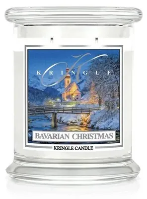 Productafbeelding van Kringle Candle, Beierse Kerstgeurkaars, medium formaat, met 2 lonten (411g)