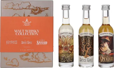 Produktbild von Compass Box Blended Malt Whisky Collection 45% Vol. 3x0,05l in Geschenkbox
