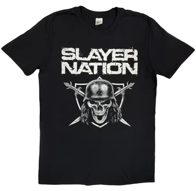 Produktbild von Slayer Slayer Nation 2015 Dates (Back Print) Black L T-Shirt