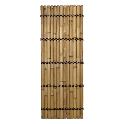 Obrázek produktu pro Panel z půlkruhových bambusových tyčí přírodní barvy 90 x 240 cm (bambusový plot)