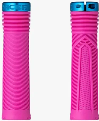 Produktbild von Race Face Chester Lock-On Griff 136/31mm magenta/turquoise - sicherer Halt un...