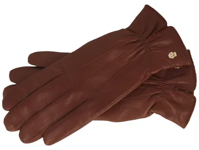 Roeckl hochwertige Damen Lederhandschuhe Antwerpen mit Cashmere-Wollfutter in braun