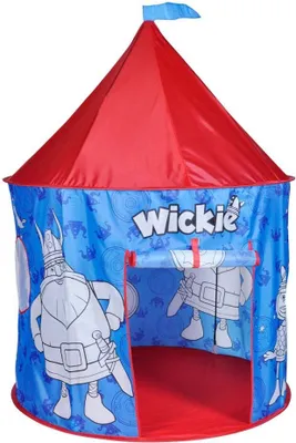 Produktbild von Spielzelt Wickie und die starken Männer Anmalzelt LxBxH 105x105x135cm Spielzelt - Nr.: 83558