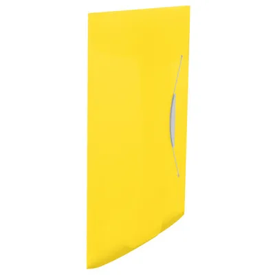 Image de Esselte 624045 Chemise à rabats Polypropylène (PP) Jaune A4
