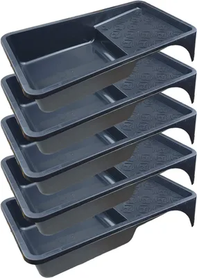 Obrázok produktu pre Plastová Maliarska Miska 160 x 310 mm, 5 Kusov, Odolná, Pre Maľovanie