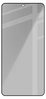 Produktbild von Gehärtetes Glas mit Privatschutzfilter für Galaxy S26, Bizon Glass Edge Shadow, getönt mit schwarzer Rahmen