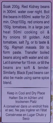 Obrázek produktu pro MDH Rajmah Masala 100 g