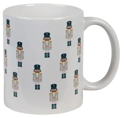 Immagine prodotto di Clayre & Eef Mug 300 ml in Vetroceramica bianca Schiaccianoci