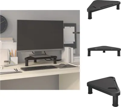 Immagine prodotto di vidaXL Supporto per monitor ad angolo nero 49x28x10,5 cm - Mobili TV