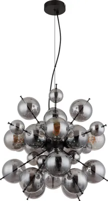 Produktbild von Globo Lighting Hängeleuchte Metall schwarz matt, 4x E27