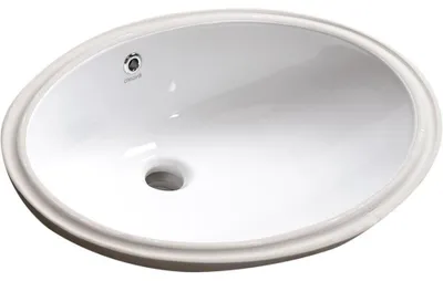 Immagine prodotto di Lavabo sottopiano in Vetroceramica 57x43cm, bianco
