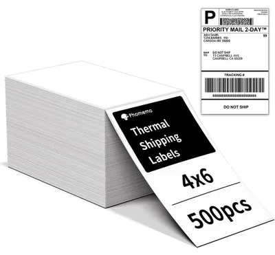 Productafbeelding van Solidchoice - 500 Stuks Verzendstickers voor Labelprinters