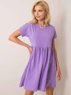 Productafbeelding van Rue Paris - Minijurk voor dames, paars, maat L