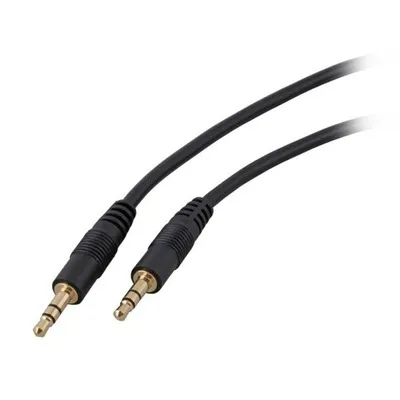 Zdjęcie produktu dla Kabel połączeniowy audio, jack 3,5 mm -- stereo, 2 metry, czarny