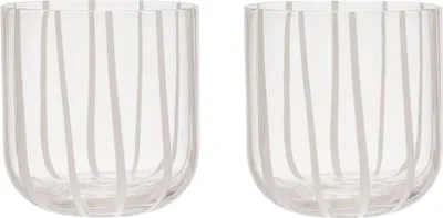 Image de OYOY LIVING Autres verres L8 x W8 x H8.2 blanc