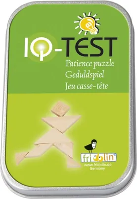 Obrázok produktu pre Test IQ Tangram v kovovej krabičke, Fridolin