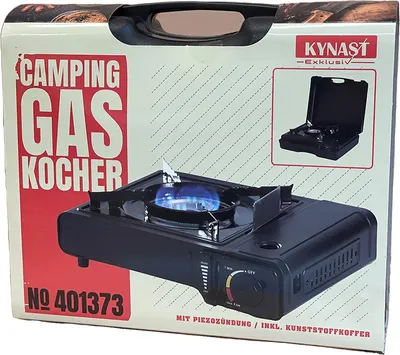 Produktbild von Gaskocher Camping 34x27x11cm 2.1KW (150g/h) 613-401373