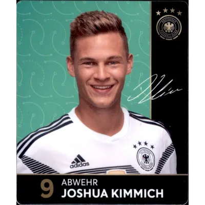 Produktbild von 9 - Joshua Kimmich - REWE WM18 Sammelkarte