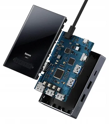 Produktbild von Baseus 8W1 Docking Station USB Hub HDMI 4K 60Hz