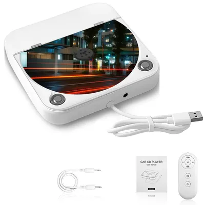 Produktbild von Universeller Auto CD-Player USB AUX extern, kompatibel Android/Smart-TV, verlustfrei, robust
