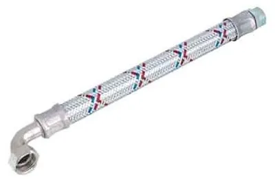 Obrázek produktu pro Ohebná antivibrační hadice s ohybem 40 cm – M 3/4" x F 3/4"