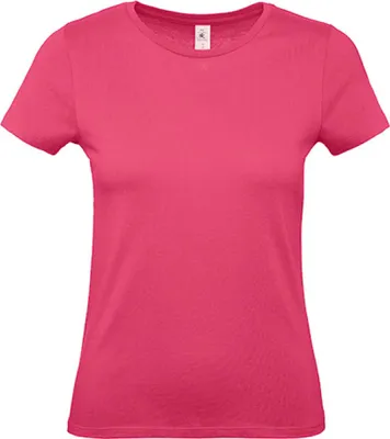 Produktbild von B&C TW02T | Damen T-Shirt / 100 - Farbe: Fuchsia - Größe: M