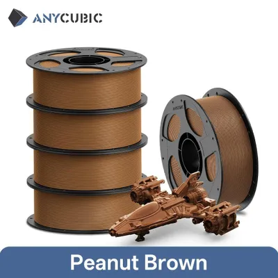 Immagine prodotto di Filamento per stampanti 3D - PETG 1,75 mm - Per FDM - 5 kg - Marrone nocciola