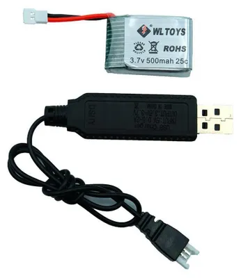 Produktbild von 3,7V USB-Ladekabel Molex Stecker RC Akkus  H107C F949 Syma  X5C X5SC CX-30W