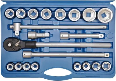 Produktbild von SW-Stahl Steckschlüsselsatz 07660L 540mm 400mm 850mm Chrom-Vanadium-Stahl 14,4 14.6kg 292g