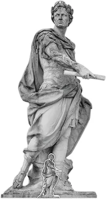Immagine prodotto di Cartone turistico stand-up Giulio Cesare