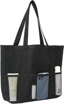 Zdjęcie produktu dla Duża, wodoodporna torba na sprzęt fitness, 40 x 30 x 39 cm, czarna