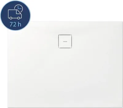 Produktbild von BREUER Duschwanne Mineralguss Modern Line Express Q72 Steinoptik weiß 90 x 140 cm
