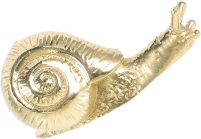 Productafbeelding van Metalen Meubelgrepen - Kastknop Ladeknop - Interieur Decoratie - Slakvormig Ontwerp - 5 Centimeter Lengte - Goud