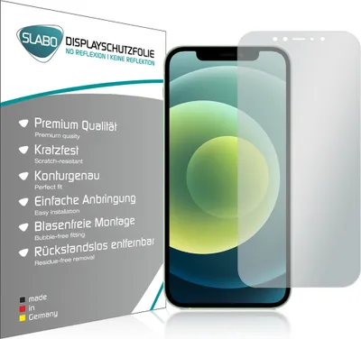 Produktbild von 4x Slabo Displayschutzfolie für iPhone 12 | iPhone 12 Pro MATT "No Reflexion" Displayfolie Schutzfolie Folie