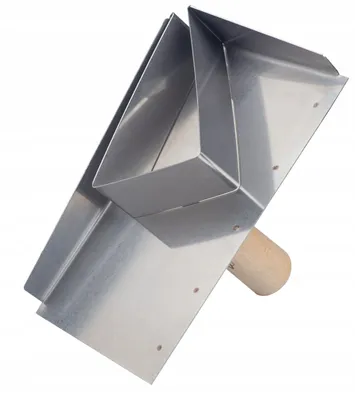 Produktbild von Edelstahl-Fugenbrett für Klinker | 25x15 cm | Höhenverstellbare Einlage | Ergonomischer Holzgriff