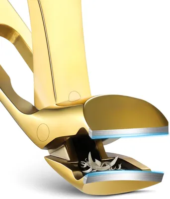 Produktbild von Ergonomischer Zehennagelknipser für Senioren - Gebogener Knipser mit Nagelauffang und Metallfeilen für dicke Nägel