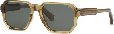 Produktbild von Philipp Plein SPP202M Giallo trasparente 57/19/150 Herren Sonnenbrillen