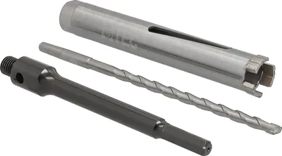 Produktbild von Diamantbohrkrone Ø 32 mm Nutzlänge 180 mm mit 6-kant-Aufnahme 200 mm und Zentrierbohrer 240 mm Segmenthöhe 10 mm Diamant Bohrkrone Trockenbohrkrone Kernbohrer Betonbohrkrone Kernbohrkrone BTEC