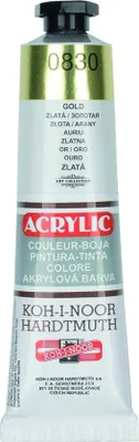 Zdjęcie produktu dla KOH-I-NOOR 16272500000 Farba akrylowa 0810 Dark Gold 40 ml 1 szt.