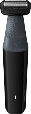 Produktbild von Philips BODYGROOM Series 3000 BG3017/01 Wasserfester Trimmer für Körper und Intimbereich, Nass & Trocken, Keine Wartung – muss nicht geölt werden, Akku, Schwarz, Grau