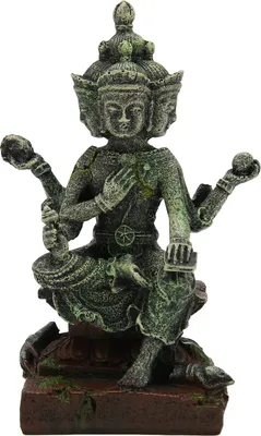 Produktbild von Aquarium-Buddha-Statue, Dekoration, Kunstharz, Aquascaping, Aquarium, meditierende Figur für