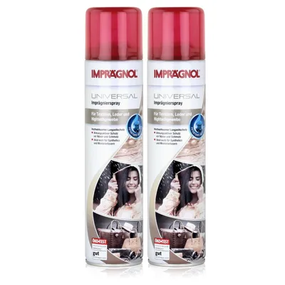 Produktbild von Imprägnol Universal Imprägnierspray 400ml - Wetterschutz (2er Pack)