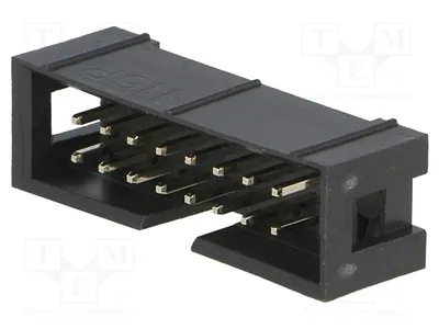 Obrázok produktu pre 5x zásuvka, priechodná, pozlátená, samica, priama, 2,54 mm, DS1013-16SSIB1 - konektor, počet kontaktov: 16